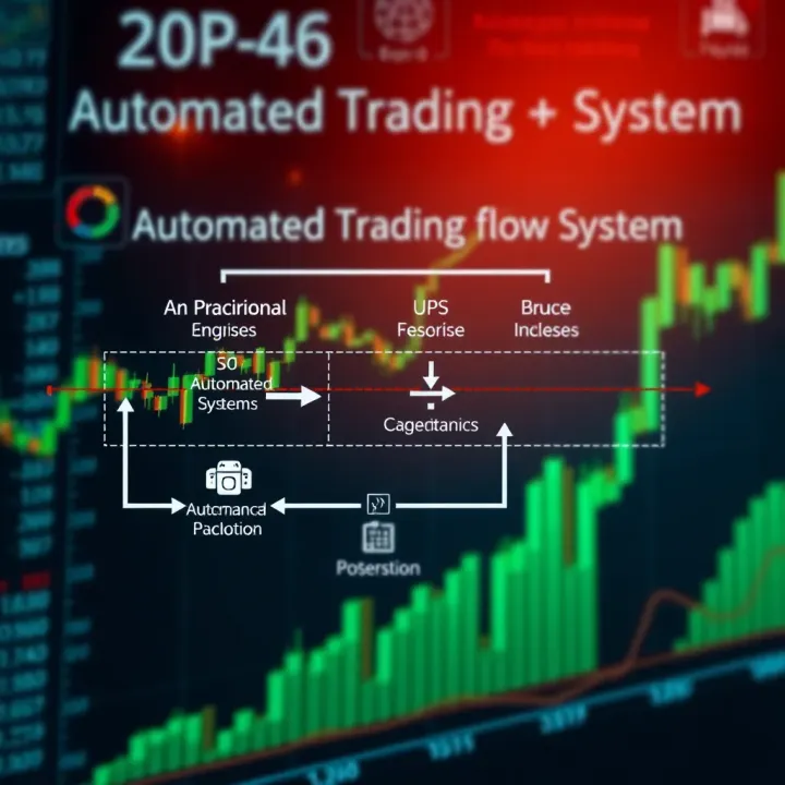 Diagram illustrating the components and flow of an automated trading system in financial markets