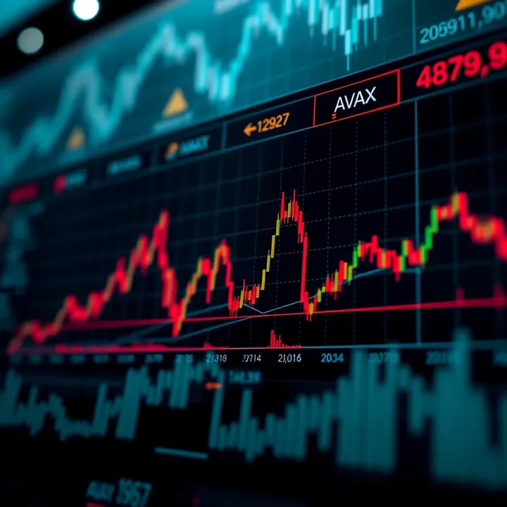 Graph showing the recent price fluctuations and trends of Avalanche (AVAX) cryptocurrency
