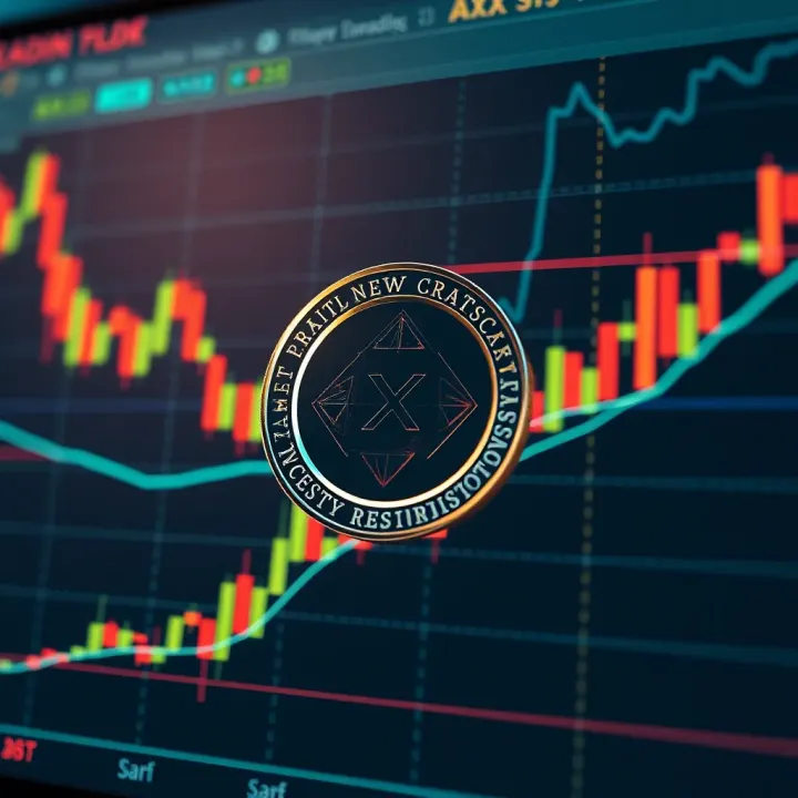 Technical Analysis and Key Indicators for AXS Coin Technical chart showing key indicators and support resistance levels for AXS cryptocurrency