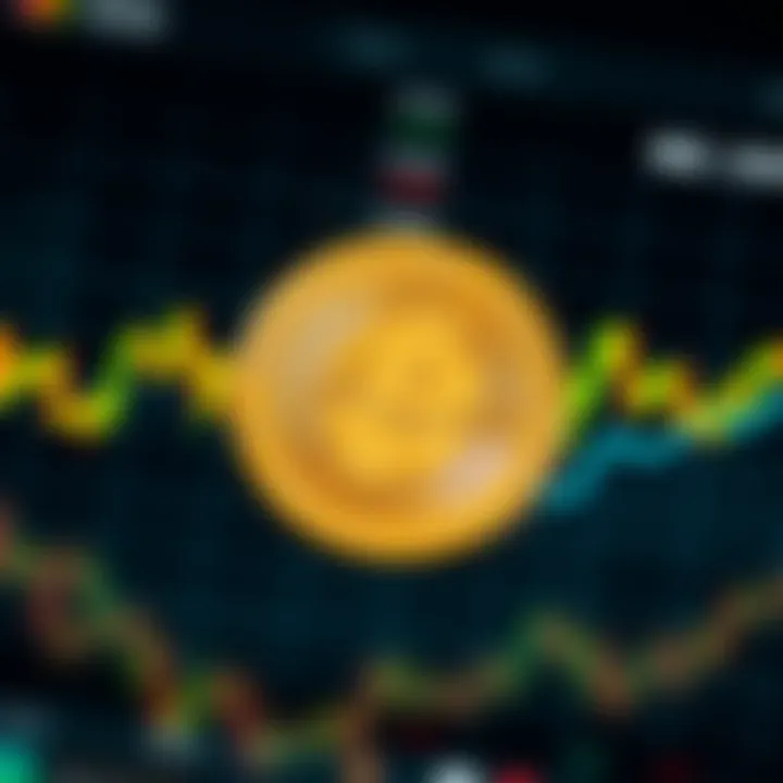 Graph showing Ace Coin price fluctuations with bullish and bearish trends