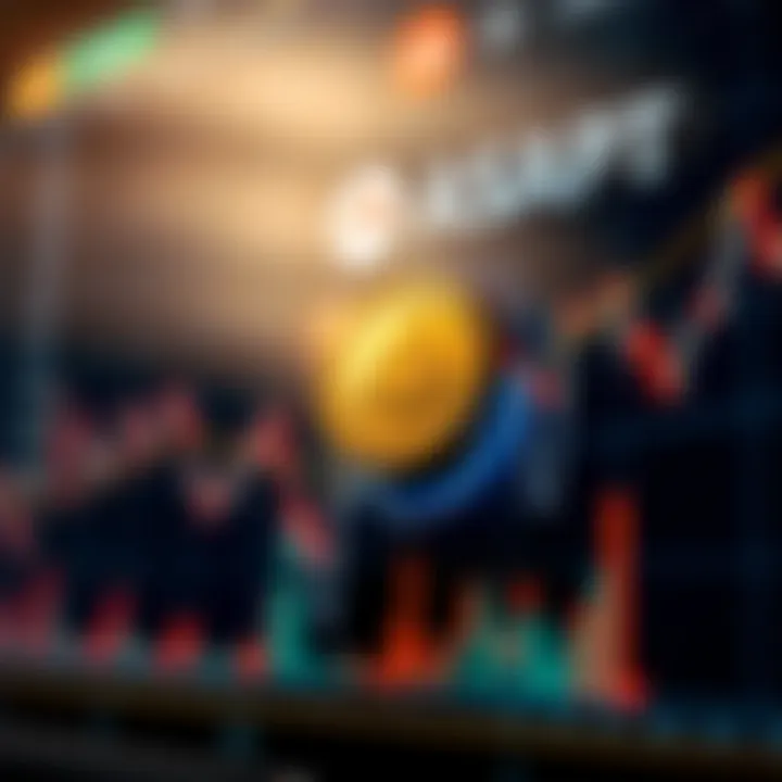 Graph depicting Apt coin price fluctuations alongside market trends and investor activity