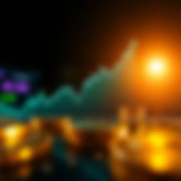 Graph showing upward trend in Aptos cryptocurrency value over time