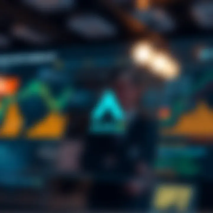 Chart illustrating market factors influencing Avalanche token value including demand, adoption, and technological updates