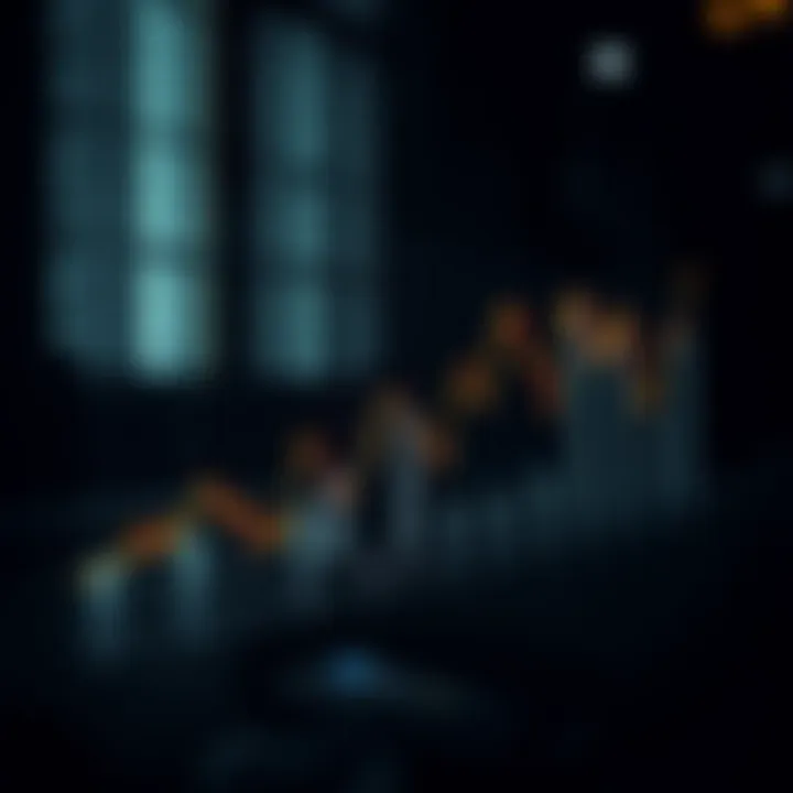 Graph illustrating the impact of economic indicators on currency value fluctuations