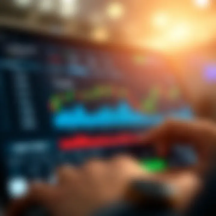 Interface of a user-friendly trading application showing market trends and easy navigation features