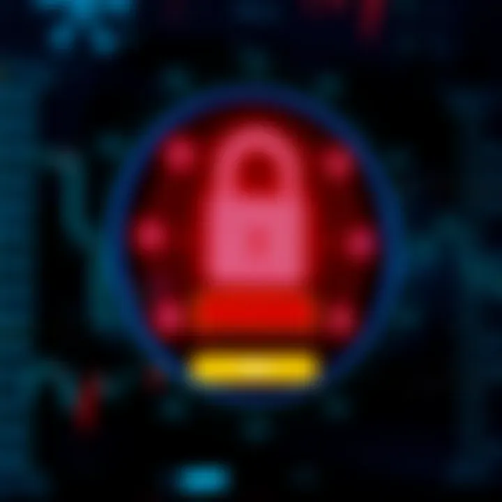 Secure login interface featuring encryption symbols emphasizing the safety and protection of online trading accounts