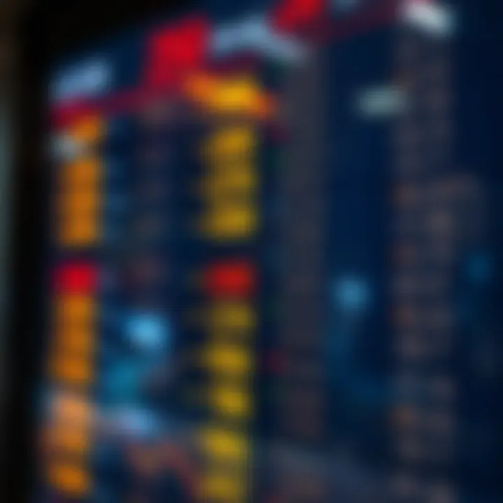 Currency exchange rate board showing US dollar to Pakistani rupee conversion values