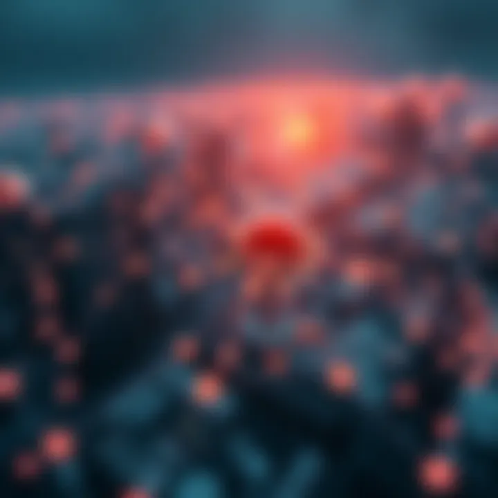 Overview of Cosmos Network and Its Blockchain Architecture Visual representation of Cosmos network structure and its blockchain nodes interconnected