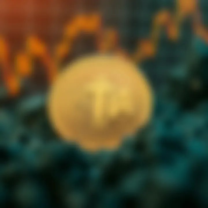 Factors Impacting TIA Coin Market Performance Conceptual representation of cryptocurrency market influences including technology and regulations