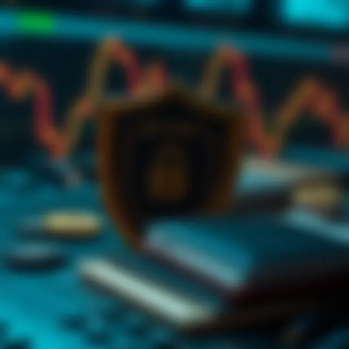 Secure digital wallet and shield representing safety measures for crypto assets in Pakistan