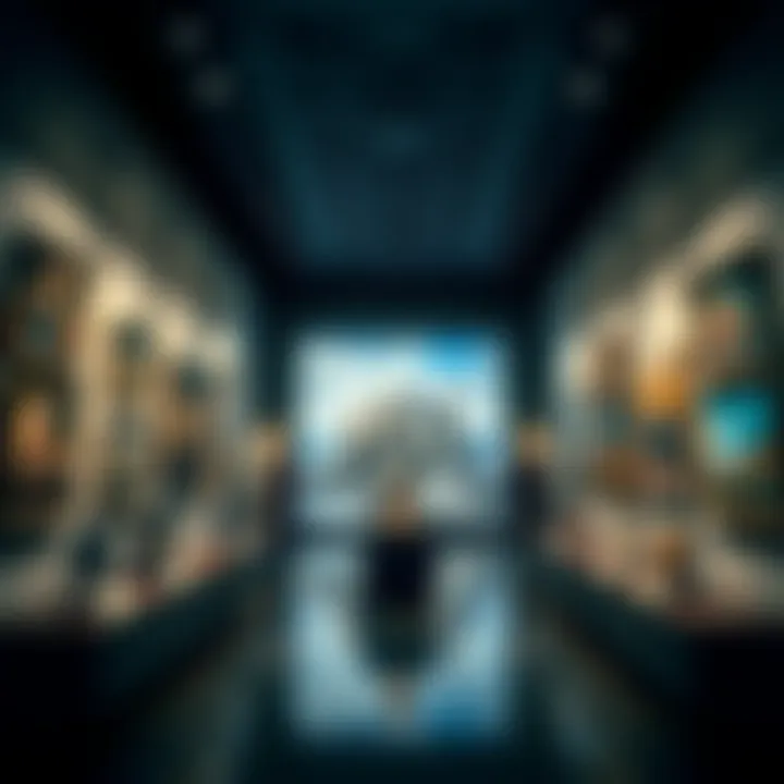 Collection of Davinci Jeremie's major works displayed in an elegant gallery setting