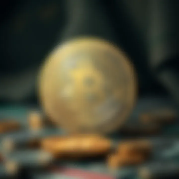 Conceptual representation of digital currency and Pakistan's financial landscape