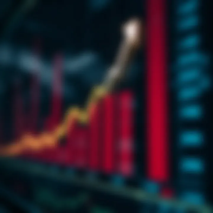 Graph showing upward trend in stock trading without initial capital