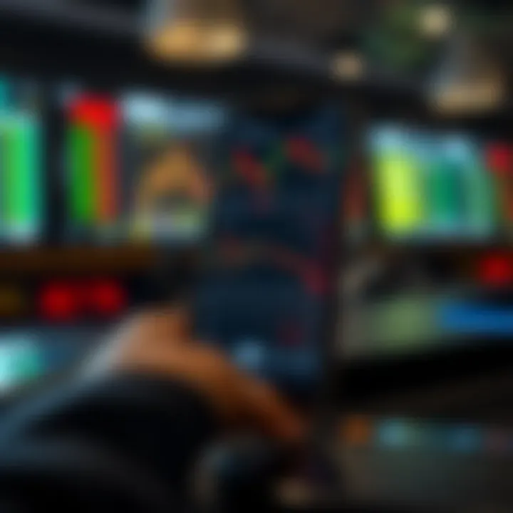 Forex trading charts and signals shared in a Telegram group chat on a mobile device