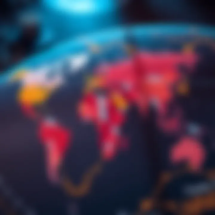 Global map highlighting key countries actively developing commercial fusion technologies