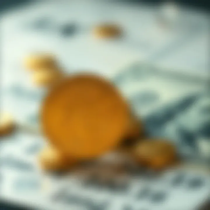 Visual representation of geopolitical events impacting gold and US dollar relationship in financial markets