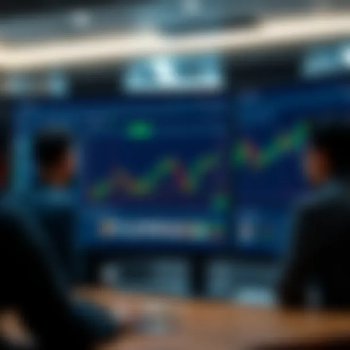 Interactive social features of TradingView showing trader discussions and community insights