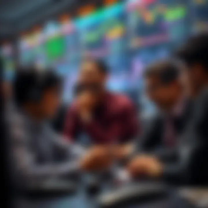 Pakistani traders actively engaging in an online chat group discussing market trends