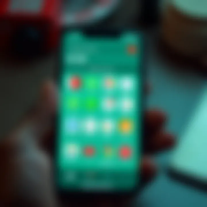 Smartphone displaying various online earning applications available in Pakistan