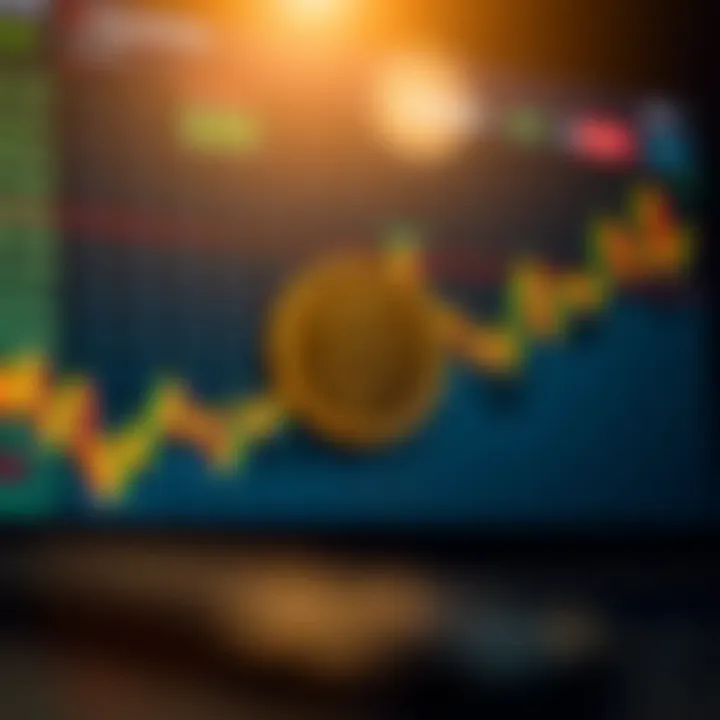 Graph depicting PHB coin price fluctuations and market trend analysis