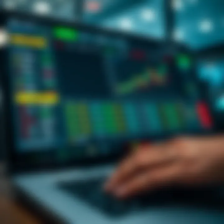 Interface of a popular Pakistani online trading platform showcasing asset options and trading tools