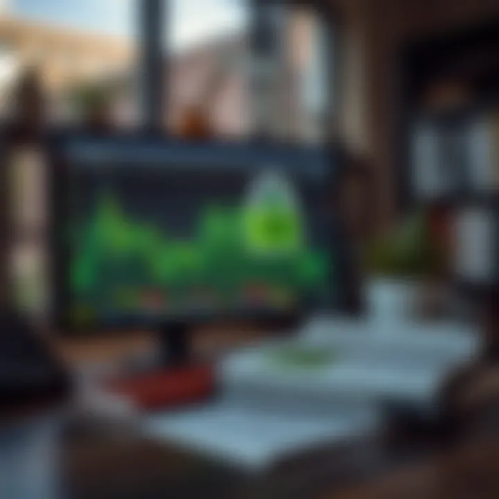 Safe and Legal Ways to Download Free Trading Books Illustration of a secure download symbol with a computer and legal documents