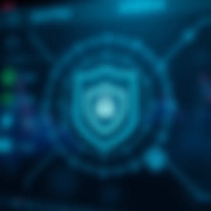 Secure digital shield symbol representing account safety on Quotex platform