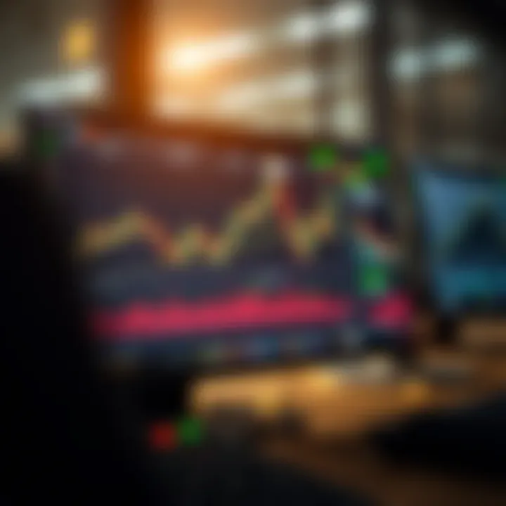 Quotex Trading Platform Interface Overview User interface of Quotex trading platform showing various financial charts and market data