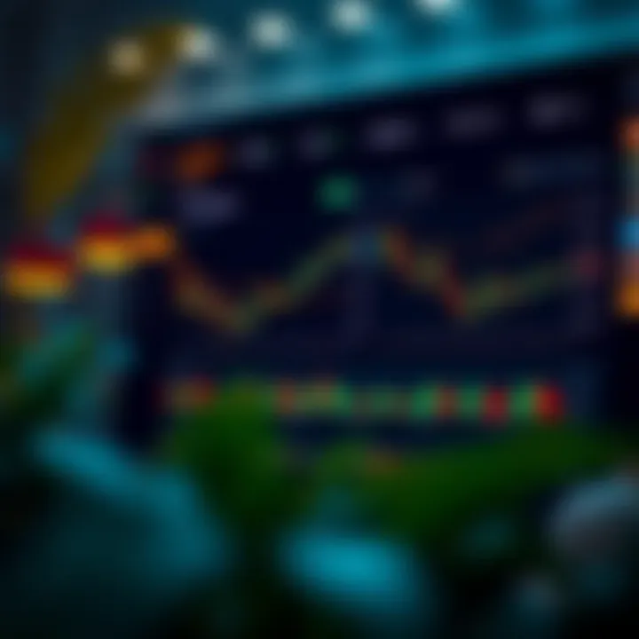 Dashboard showing trading charts and account features after successful login on Quotex platform