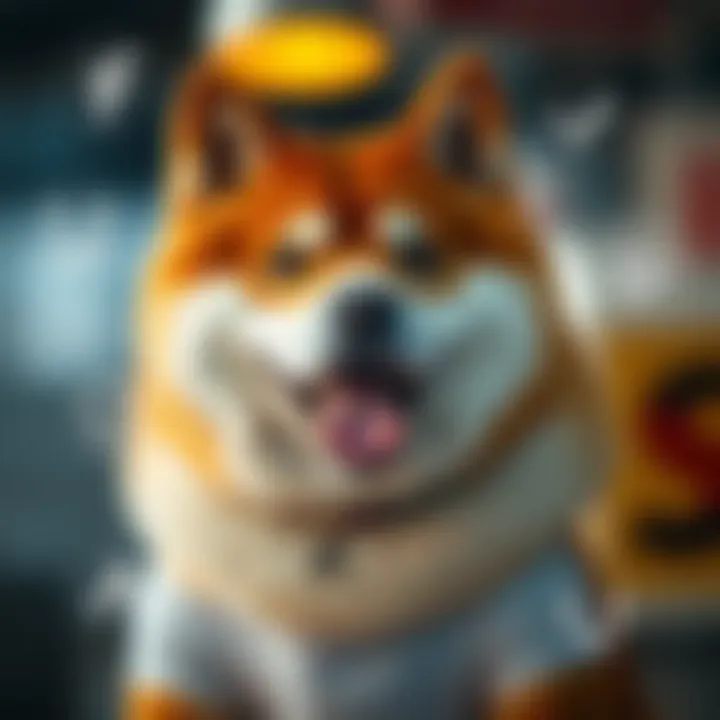 Key Factors Affecting Shiba Inu Price Movement Illustration of key factors influencing Shiba Inu coin price with market icons and expert opinion symbols