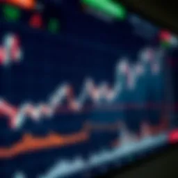 Graph showing the upward trend and price fluctuations of Sol coin on a digital financial dashboard