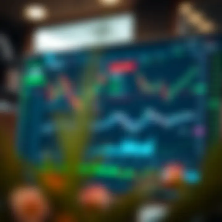 Dashboard overview showing various market charts and trading indicators on Trade View platform