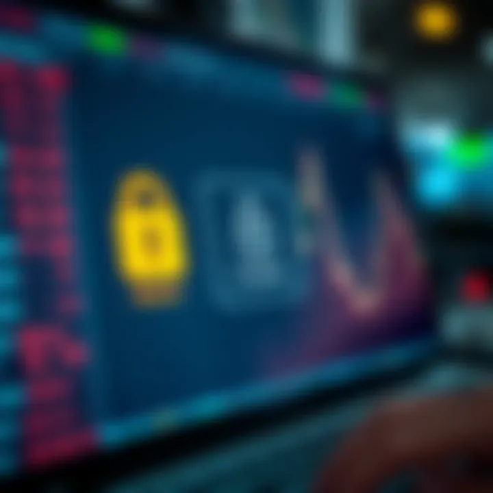 Secure login screen highlighting encryption and safety features on a trading website