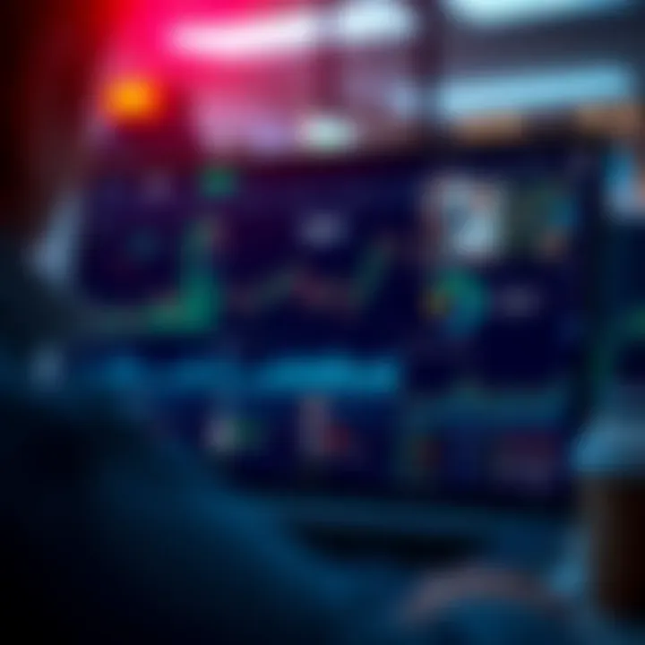 Dashboard view of TradingView community features showing user discussions and shared market analysis