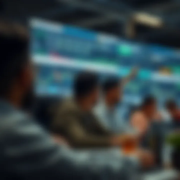 TradingView Interactive Community and Idea Sharing Interactive community features of TradingView highlighting trader discussions and idea sharing