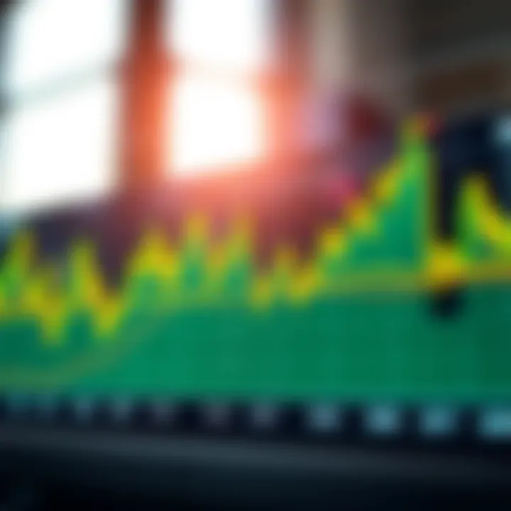 Graph illustrating Apt price movements and market trend lines