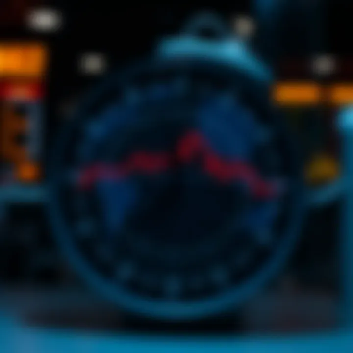 Global forex market clock showing overlapping trading sessions of major financial centers