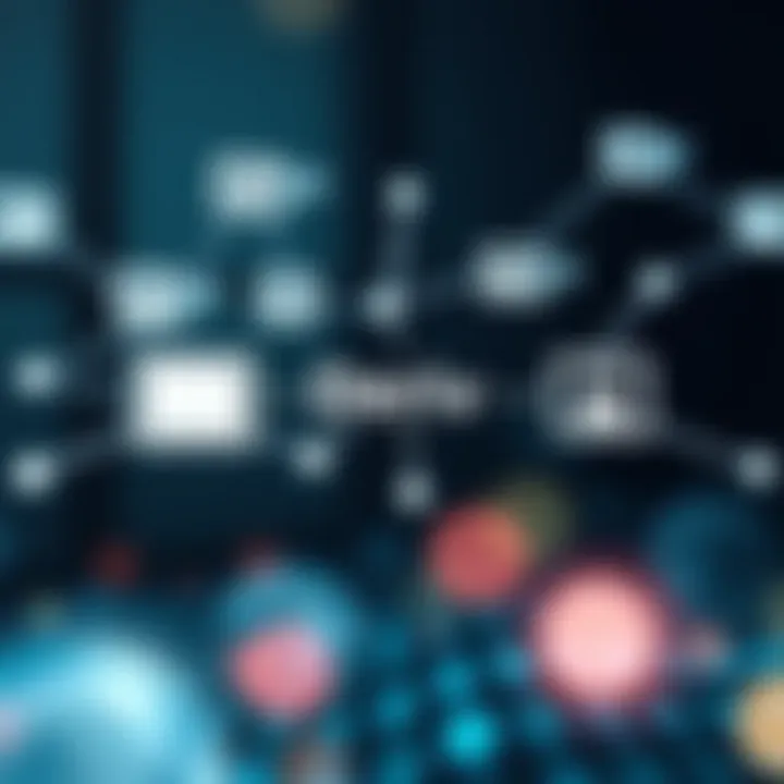 Digital Network Representing Deriv Affiliate Referrals and Earnings Illustration of a digital network connecting various devices representing affiliate referrals and earnings
