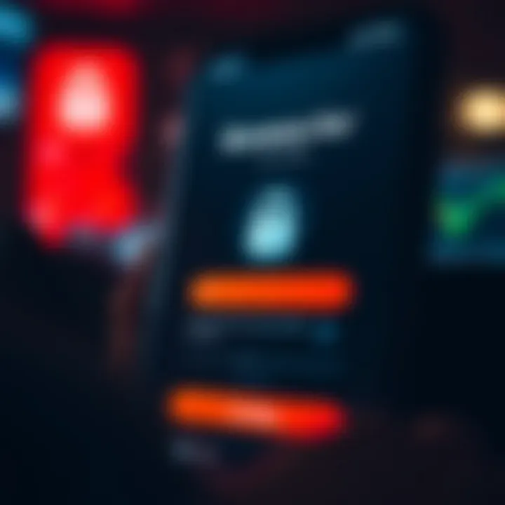 Exness Go App Secure Login Highlighting Account Safety Secure login screen of Exness Go app emphasizing account protection features