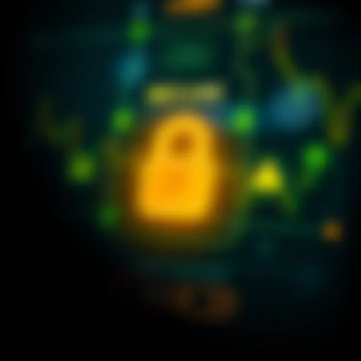 Secure login interface of a forex application featuring encryption and authentication icons