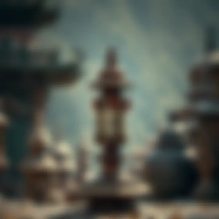 Traditional cultural symbols and artifacts representing the heritage of Pakistan