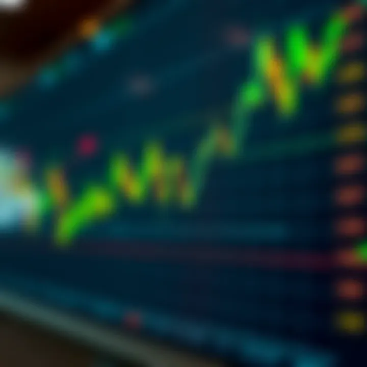 Line Chart Highlighting Market Indicators Line chart depicting key market indicators and trends relevant to Pakistani traders