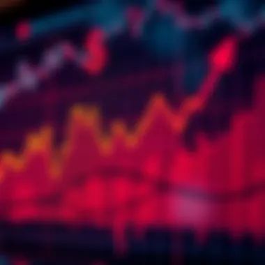 Volatility Index Fluctuation Patterns Overview Graph illustrating the fluctuating trends of a financial volatility index with upward and downward movements