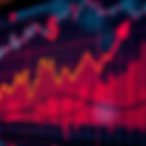 Volatility Index Fluctuation Patterns Overview Graph illustrating the fluctuating trends of a financial volatility index with upward and downward movements