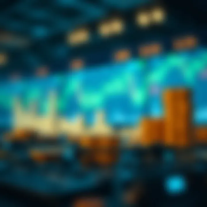 Blockchain Technology and Market Factors Influencing Uniswap Visualization of blockchain technology and market factors impacting Uniswap's value