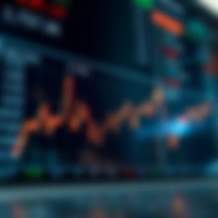 Graph showing fluctuations of USD to PKR exchange rate influenced by economic data