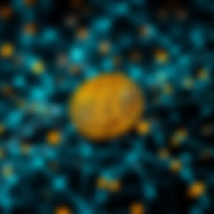 Technological Advances in Cryptocurrency and Blockchain Digital representation of cryptocurrency technology and blockchain network