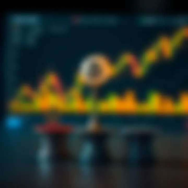 Balancing Benefits and Risks of Zero Investment Trading Platforms Conceptual illustration of benefits and risks associated with zero investment trading apps with icons and charts