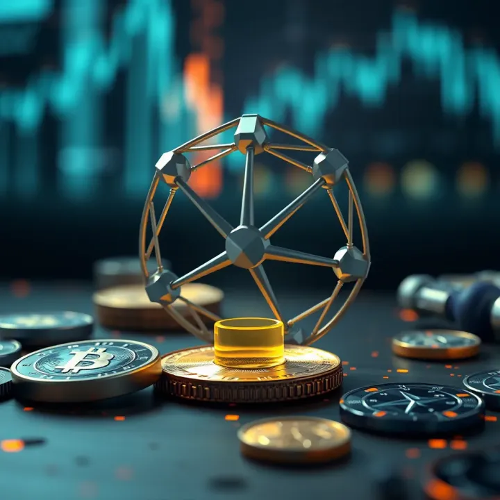 Visual representation of Cardano blockchain technology and its impact on cryptocurrency market