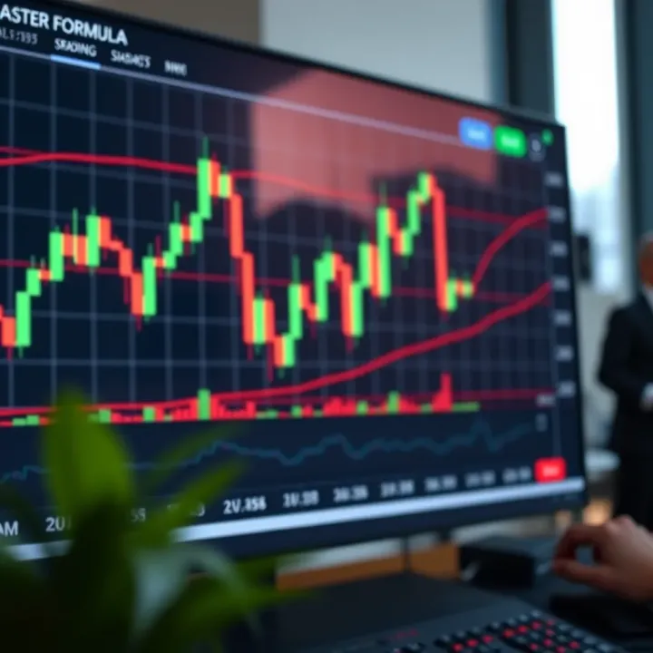 Graph showing trading chart with XHMaster Formula Indicator signals on MetaTrader 5 platform